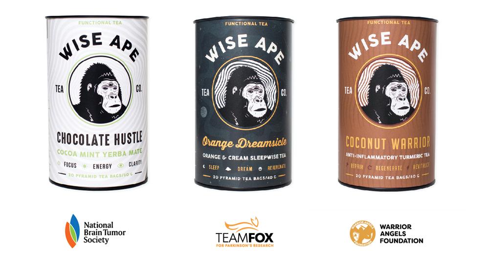Wise Ape Tea announces two new tea blends and new non-profit partnerships.