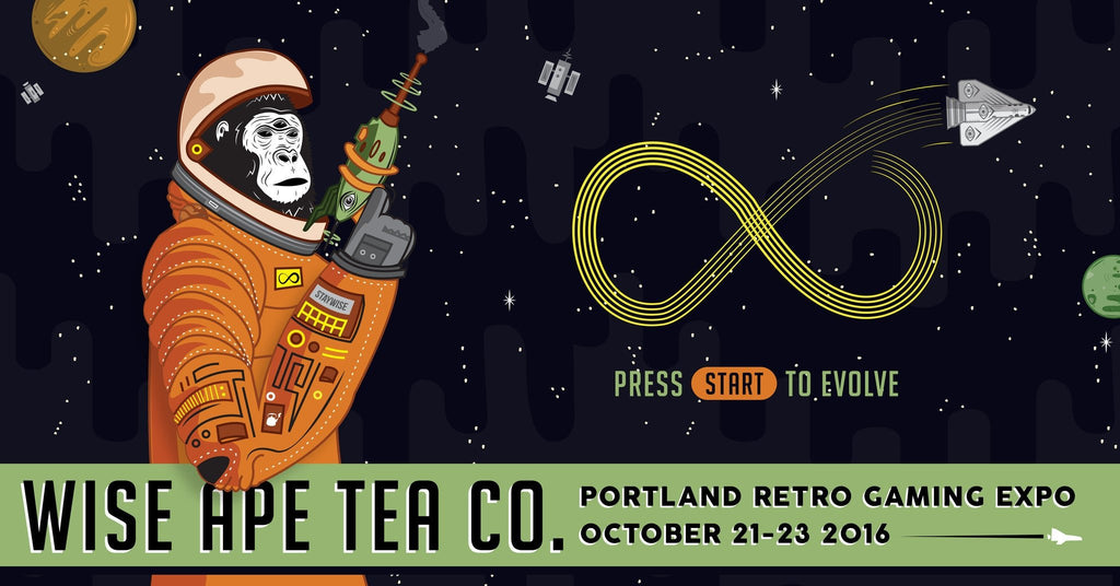 Wise Ape Tea and the Portland Retro Gaming Expo