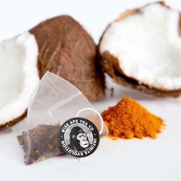 Coconut Warrior coconut turmeric tea for anti inflammation. 