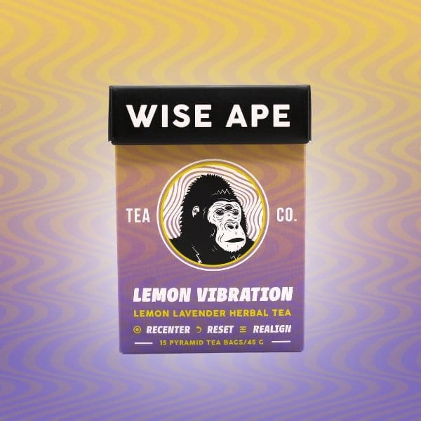 Lemon Vibration adaptogenic tea for anxiety and stress.